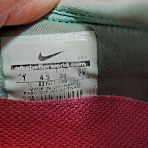 NIKE Flex Supreme TR4 Training Shoe Women's 7 Black Teal Pink Athletic Running - Picture 13 of 13